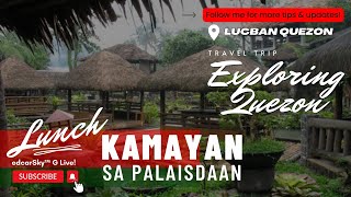 Kamayan sa Palaisdaan lunch tour with family Lucban Quezon [upl. by Iretak]