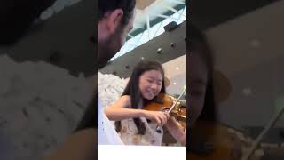 10 years old girl playing violinist very nice shortsviraltrending [upl. by Eamanna]