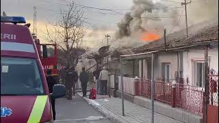 Incendiu la o casă din Medgidia [upl. by Dannie]