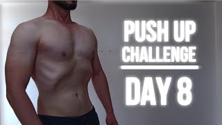 30 DAY PUSH UP CHALLENGE  DAY 8  Home Workout [upl. by Eelyak]