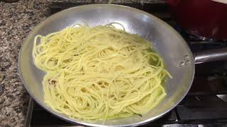 Spaghetti con lupini e bottarga  dalla Sardegna con molto sapore videoricetta n 1168 [upl. by Einnos]