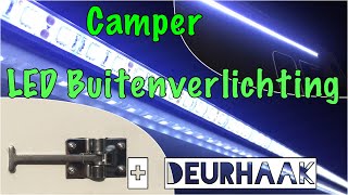 LED licht buiten amp deurhaak rvs [upl. by Kceb50]