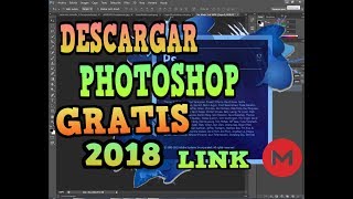 COMO DESCARGAR E INSTALAR photoshop cs6 en español full ACTUALIZADO 201819 rápido y sencillo MEGA [upl. by Alvan359]