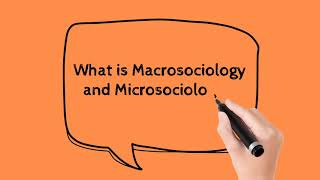 Macro and Microsociology [upl. by Oriel]