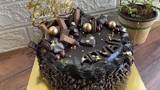 कम सामान से बनाये एकदम परफेक्ट चॉकलेट ट्रफल केक॥Perfect chocolate truffle cake recipe for beginners [upl. by Ahsita]