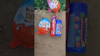 Rola Cola Toffee Candy With Mini Choco Jems amp Kinder Joy Box shortsviralvideo [upl. by Sirod]