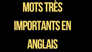 Apprends à prononcer des mots importantsescuelainglés [upl. by Baron147]