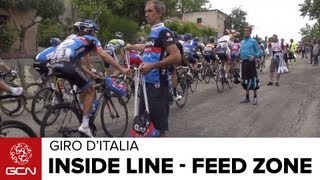 Giro dItalia Inside Line  Feed Zone [upl. by Nelhsa]