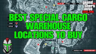 Best Special Cargo Warehouse Locations To Buy GTA Online [upl. by Arocahs]