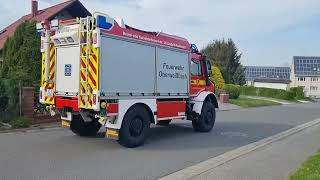 Feuerwehr Oberweißbach rückt zum Einsatz aus [upl. by Hanley]