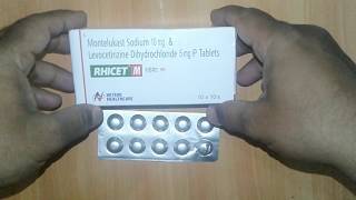 Rhicet M Tablet uses composition side effects precaution dosage amp review in Hindi [upl. by September625]