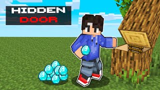 100 SECRET DOORS to hide diamonds in Minecraft [upl. by Aras]