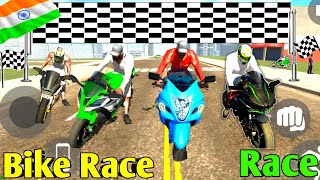 100 Crore Bike Race Mode 😱 in Indian Bike Driving 3D😲 Indian Bike Racing Funny😂 Story Video🥰 [upl. by Kreegar]