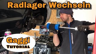 Audi Radlager wechseln inkl Luftfahrwerk  Tutorial [upl. by Gurango226]