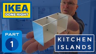 10 Easy Steps To Installing A Single Row Ikea Kitchen Island [upl. by Sutit382]