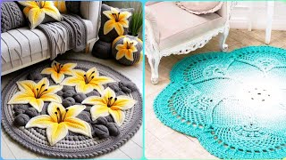 Patrones de alfombras de crochet muy bonitos hechos a mano [upl. by Hillier961]