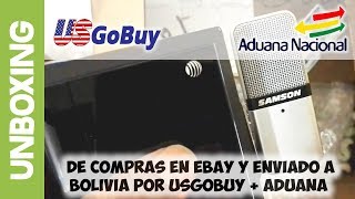 De compras en eBay y enviado a Bolivia por USGoBuy Pagando impuestos a Aduana Bolivia [upl. by Alejo]