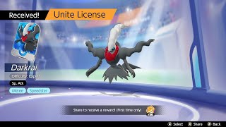 POKEMON UniteS232024p01Darkrai MeleeSpeedsterQuick Battle Hollowen ModeNintendo SWITCH Lite [upl. by Llewen]