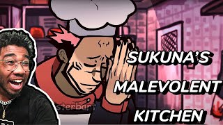 SUKUNA’S MALEVOLENT KITCHEN  SUPER SENIOR GOJO REACTION [upl. by Hazard918]