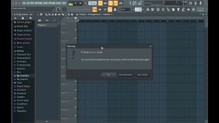 How to fix you can save this project but you need to buy fl studio to open it again fl studio [upl. by Lanford]