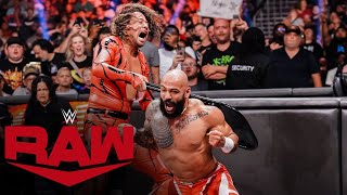 Ricochet vs Shinsuke Nakamura Raw highlights Sept 4 2023 [upl. by Nwahsyd]