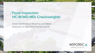 Food Inspection with the HCMWDMDi Checkweigher [upl. by Plotkin252]