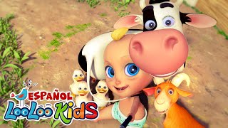 ¡Disfruta de Vaca Lola y Cinco Monitos con LooLoo Canciones Infantiles [upl. by Kristin]