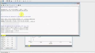 Análisis de regresión lineal simple con Infostat [upl. by Anilosi356]