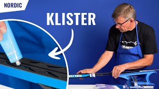 Anwendung Klister amp Reinigung Steigzone Langlauf Skipflege Tutorial [upl. by Ohcirej]