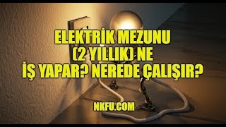 Elektrik Teknikeri 2 Yıllık Elektrik Mezunu Ne İş Yapar Nerede Çalışır [upl. by Yecac]