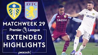 Aston Villa v Leeds United  PREMIER LEAGUE HIGHLIGHTS  3102022  NBC Sports [upl. by Sturrock562]