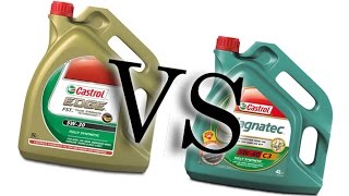 Castrol magnatec 5w40 vs Castrol edge titanium fst 5w30 cold oil test 24°C castrol oil [upl. by Haym]