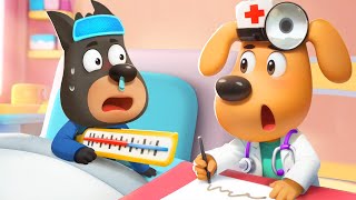 Listen to Your Doctor Sheriff  Healthy Habit Kids Cartoon  Sheriff Labrador  BabyBus [upl. by Drauode748]