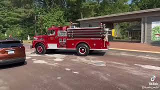 Millville NJ Wheaton Arts Fire Muster Apparatus Departs 82023 [upl. by Marysa]