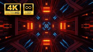 VJ LOOP 04 Graphic Space Tunnel 4k Screensaver [upl. by Edialeda]