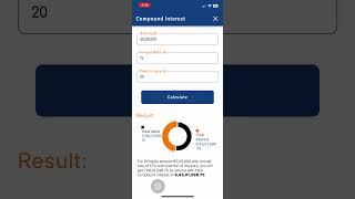 Calculate Compound Interest Easily with Finance Eye App [upl. by Cacilia]