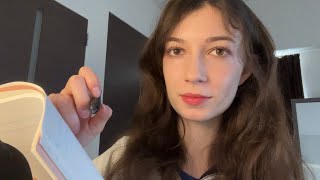 ASMR measuring you for a sculpture lots of writing sounds [upl. by Sussman]