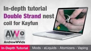 DOUBLE STRAND NEST COIL for KAYFUN  TUTORIAL [upl. by Eelek188]