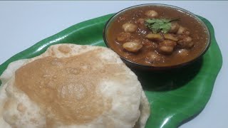 Chola Poori Recipe in Tamil Chola Bhature Recipe in Tamil [upl. by Atikel129]