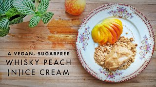 A Vegan Sugarfree Whisky Peach Nice Cream  Magic Marinade  ASMR [upl. by Oigaib885]