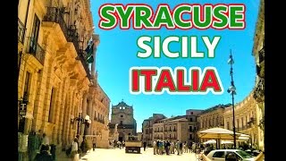 Syracuse Sicily Italy Travel Siracusa Cruise Port  Travel Food Drink [upl. by Map]