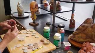 A simple Matt or SemiGloss Glaze for ceramic sculpture [upl. by Ilime]