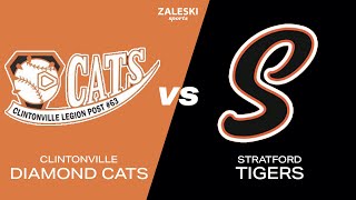 Clintonville vs Stratford  2024 Legion Regional Baseball [upl. by Nial]