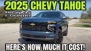 I Specd Out A 2025 Chevy Tahoe High Country With The 24quot Wheels And Heres How Much It Cost Me [upl. by Oiramd]