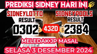 SIDNEY HARI INI  SELASA 3 DESEMBER 2024  PREDIKSI SDY HARI INI  BOCORAN SDY  PREDIKSI SIDNEY [upl. by Herriott]