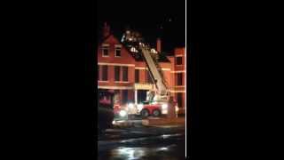 Fire at Former Toad Hall Building in Ainsdale [upl. by Alfie]