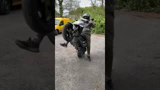 Kymco Agility 50cc moped wheelie [upl. by Ydnab]