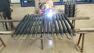 Snake heat pipehigh frequency welded finned tube for boiler heat exchanger [upl. by Ahcilef]