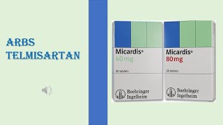 TELMISARTAN  MICARDIS [upl. by Neelyad664]