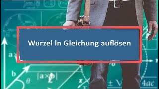 Wurzel ln Gleichung auflösen [upl. by Meier]